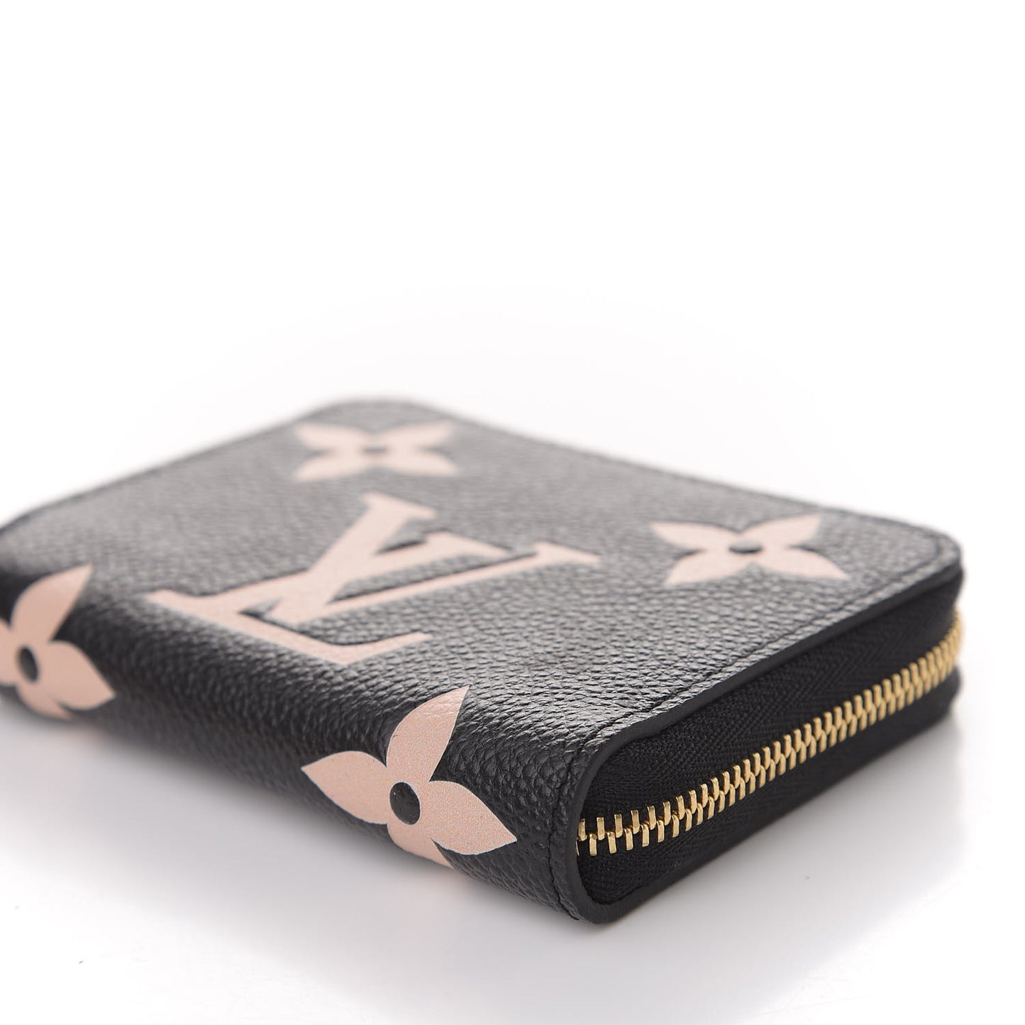 Empreinte Monogram Giant Zippy Coin Purse Black Beige