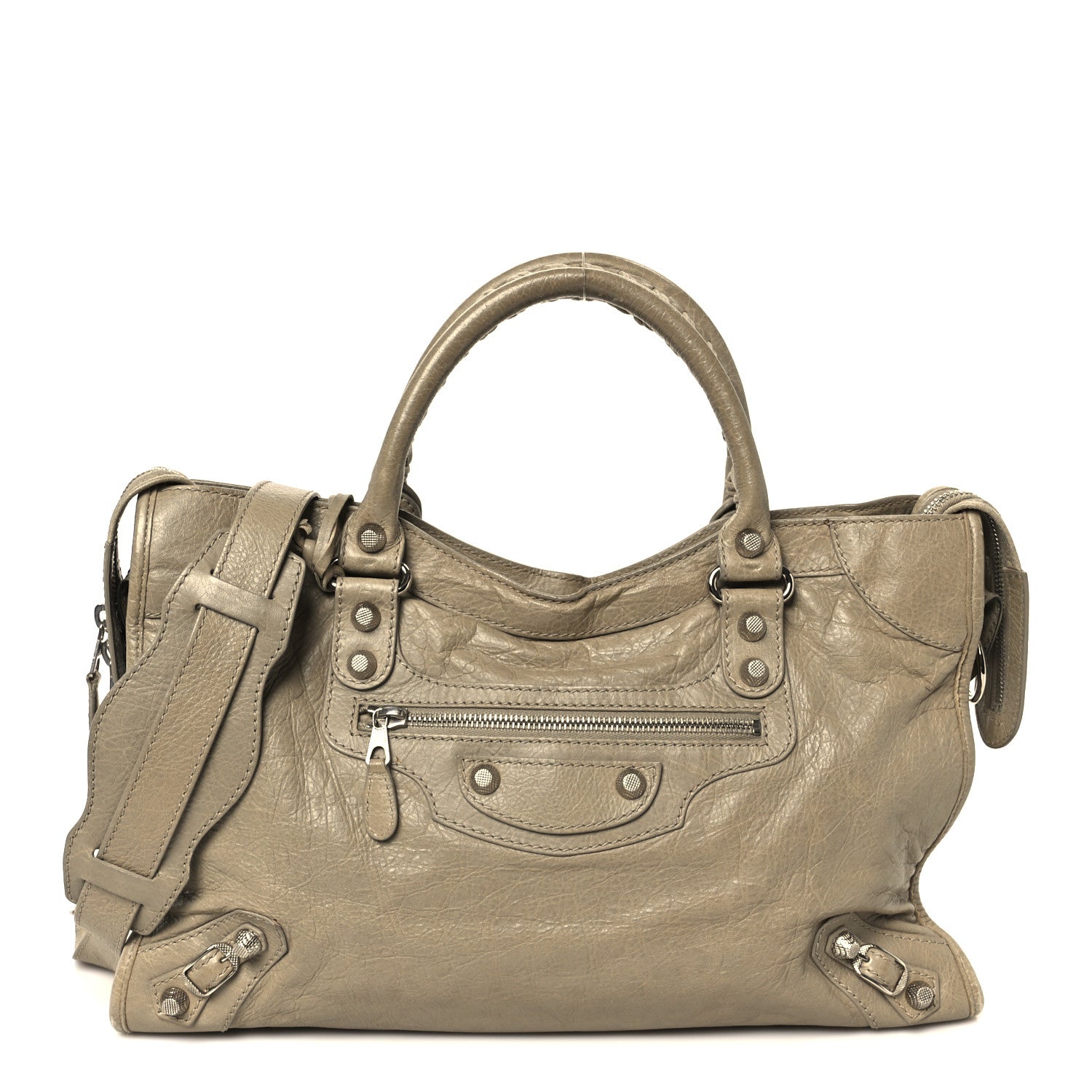 Balenciaga Agneau Giant 12 Silver Hardware City Latte Beige 1 of 12