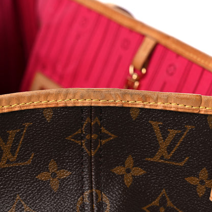 Louis Vuitton Monogram My LV Heritage Neverfull MM Fuchsia Yellow 15 of 20