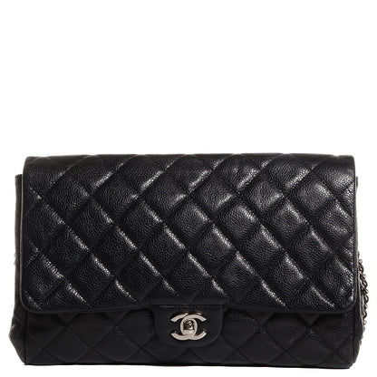 Chanel Caviar Quilted Clutch With Chain Flap Black 1 of 16