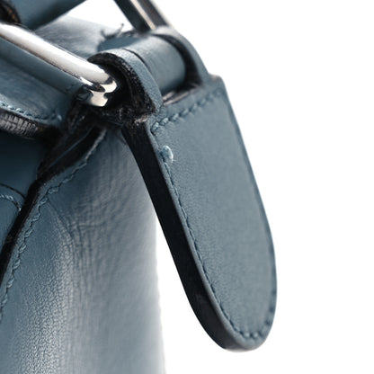 Loewe Calfskin Small Puzzle Bag Stone Blue 12 of 15