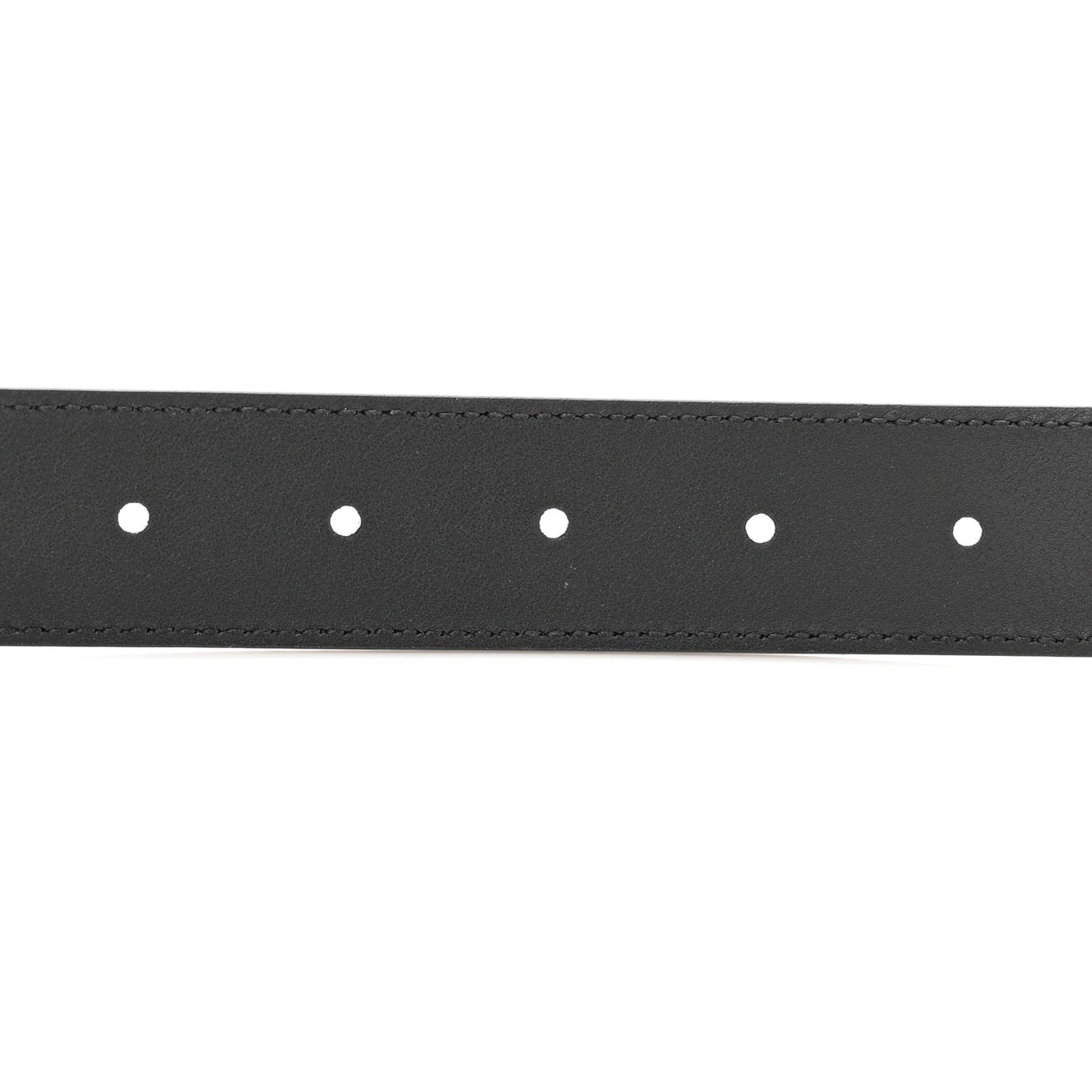 Moon Calfskin Double G 30mm Belt 100 40 Black