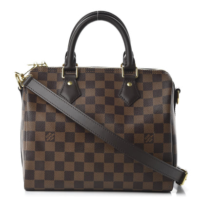 Louis Vuitton Damier Ebene Speedy Bandouliere 25 1 of 10