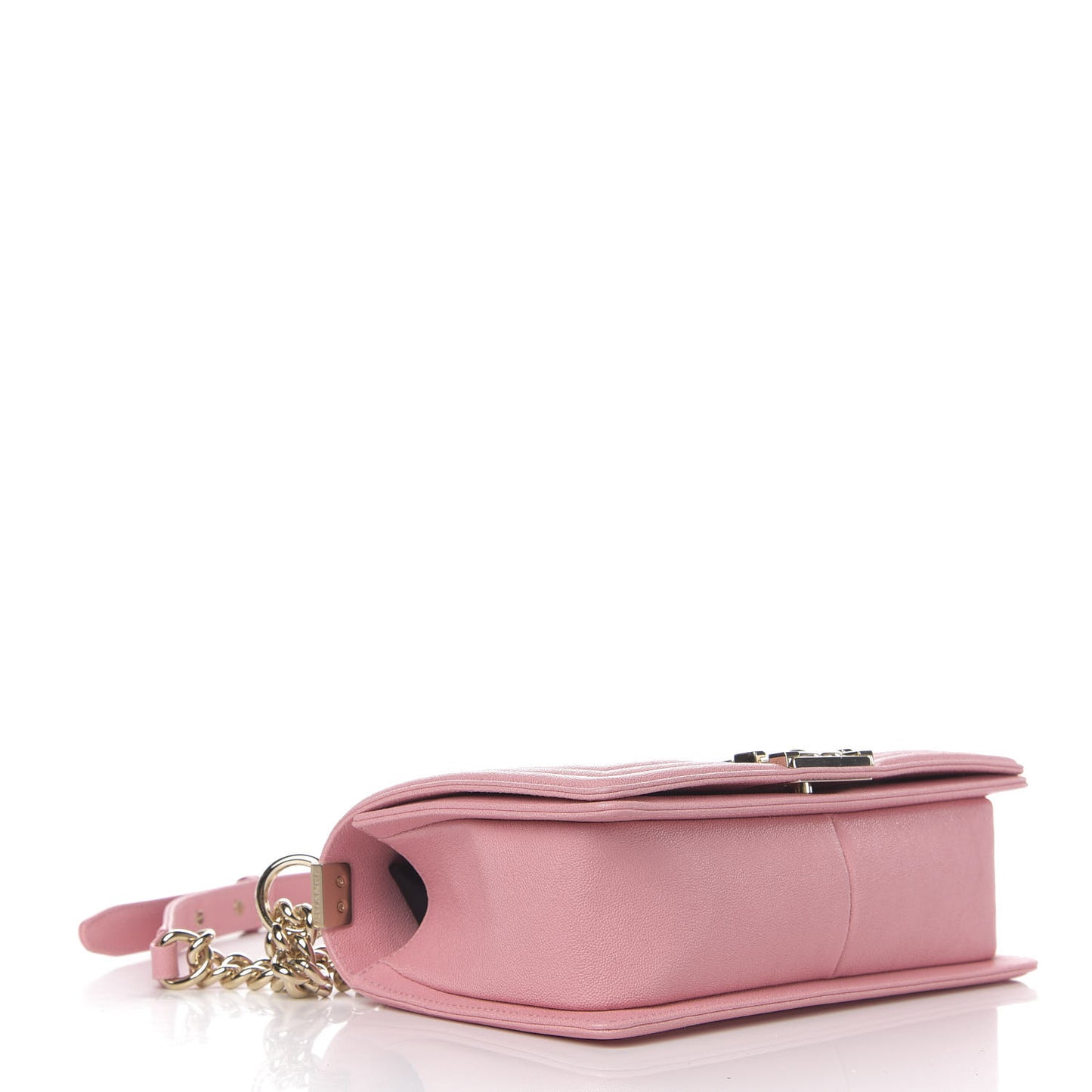 Caviar Quilted Medium Boy Flap Pink