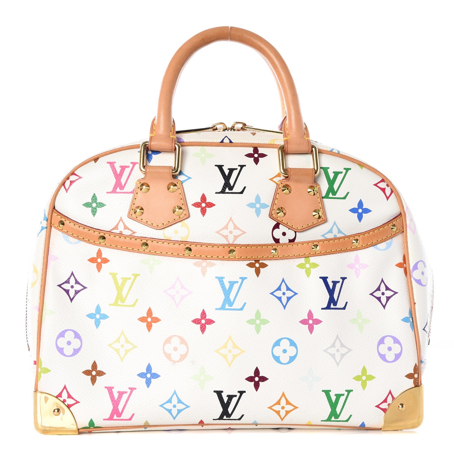 Monogram Multicolor Trouville White