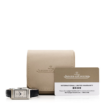 Jaeger-LeCoultre Stainless Steel Alligator Diamond 20mm Reverso One MonoFace Quartz Watch Q3288420 7 of 7