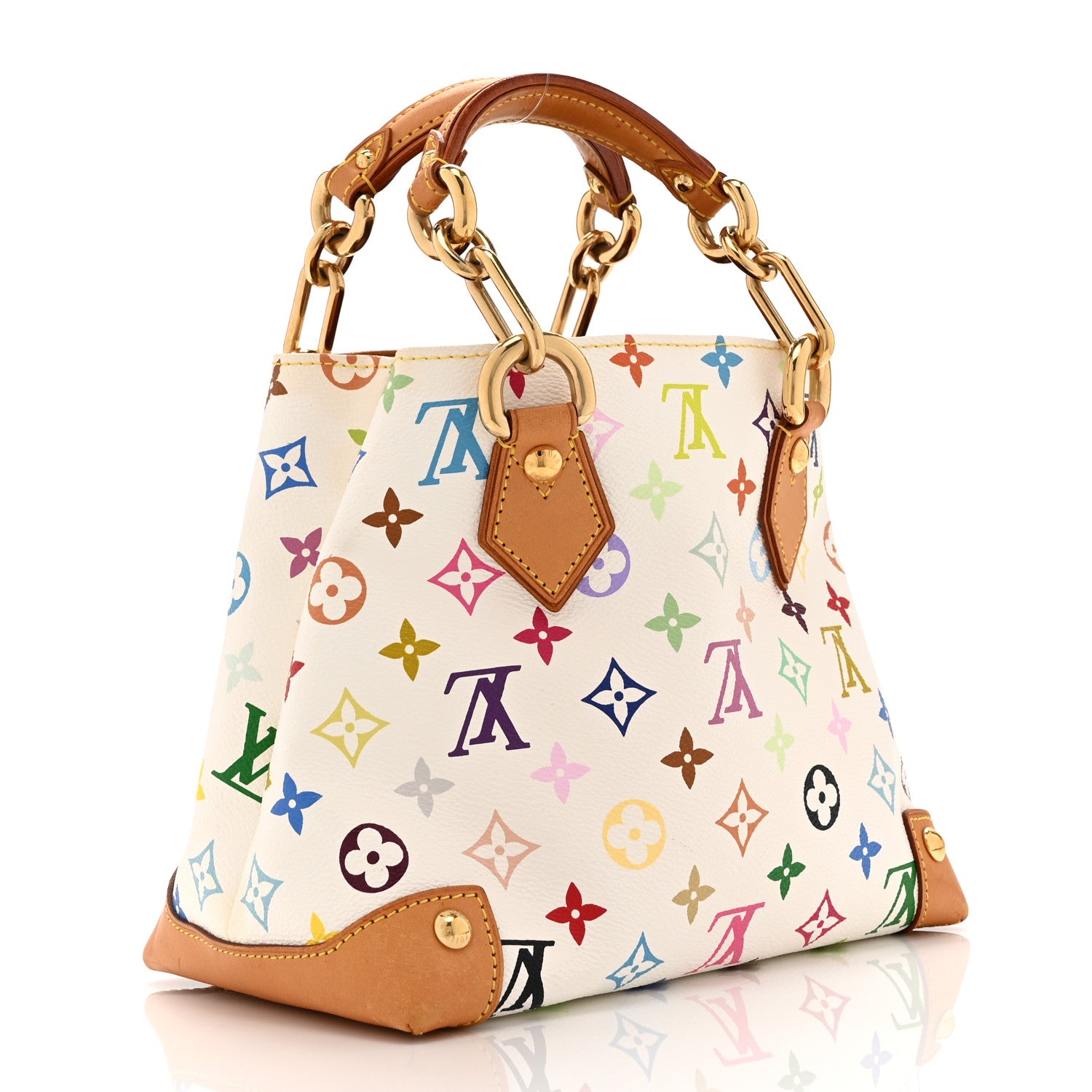 Louis Vuitton Monogram Multicolor Audra White 2 of 13