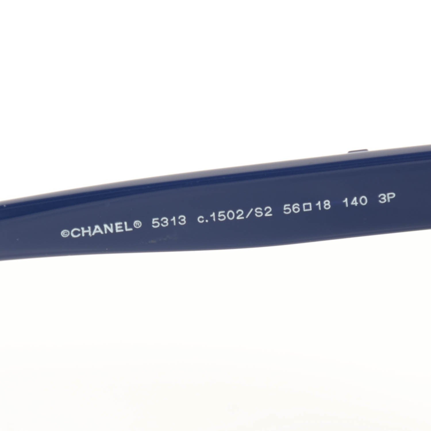 Chanel CC Lego Polarized 5313 Sunglasses Blue 4 of 6