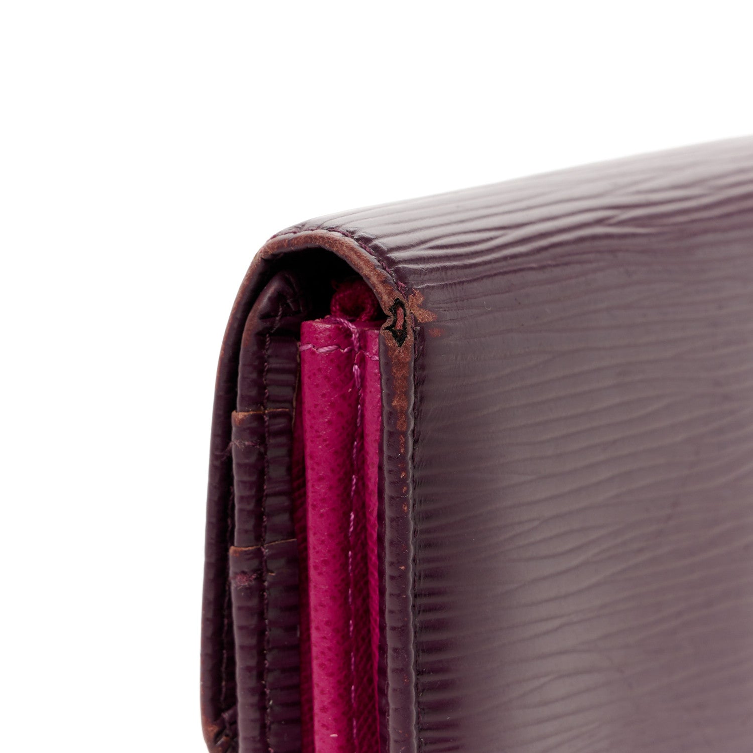 Louis Vuitton Epi Sarah Wallet Cassis 9 of 10