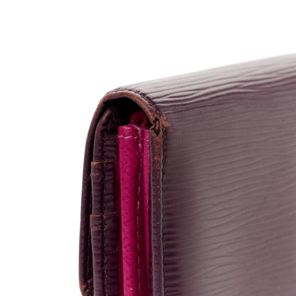 Louis Vuitton Epi Sarah Wallet Cassis 9 of 10