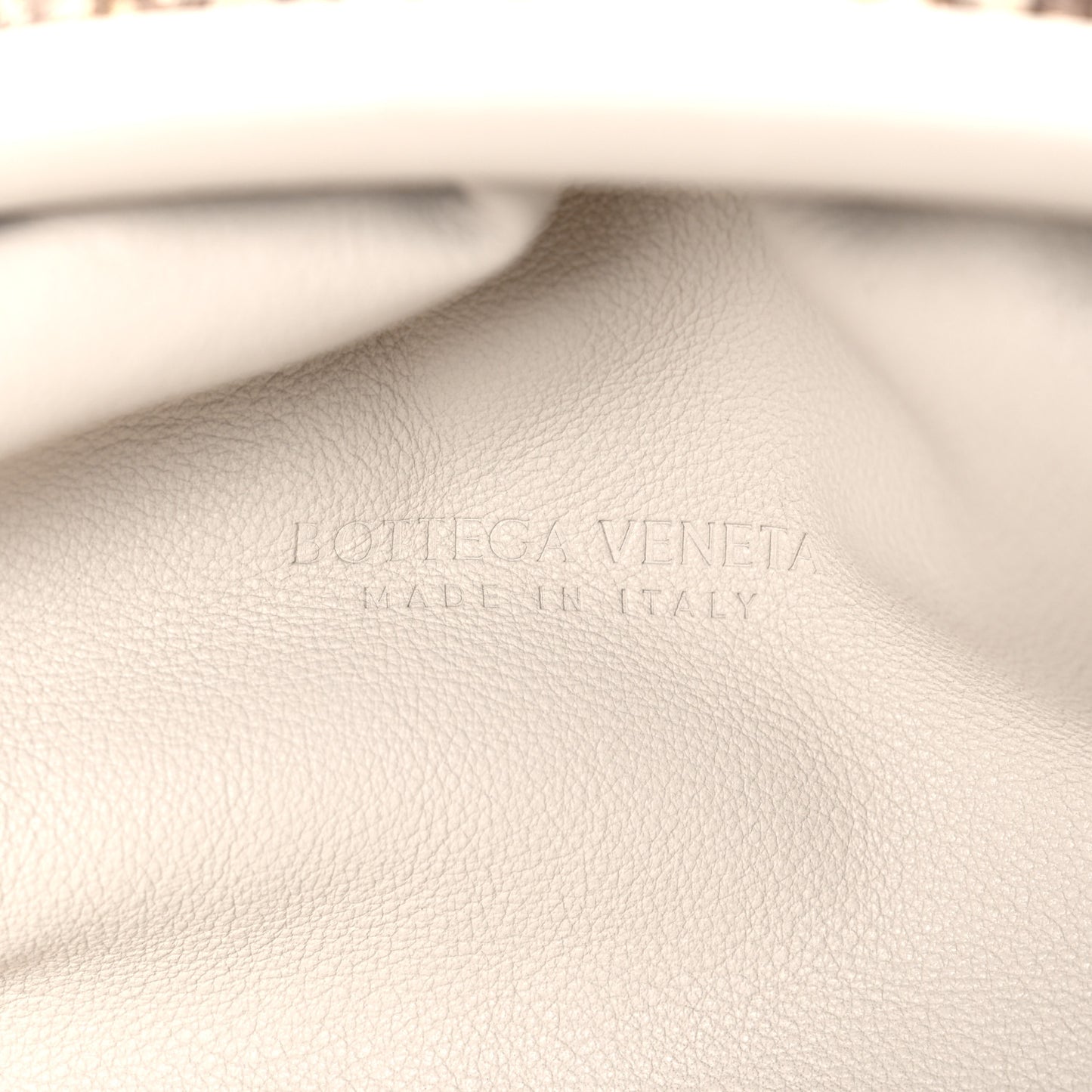 Snakeskin The Pouch Oversized Clutch Naturale