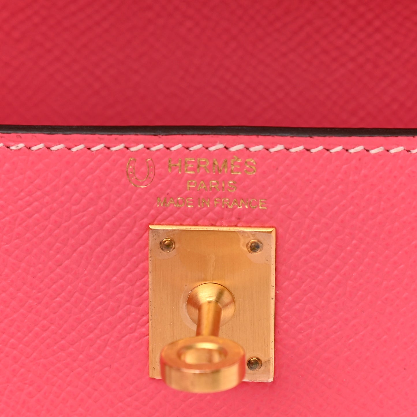 Epsom Horseshoe Kelly Sellier 25 Rose Azalee Parchemin