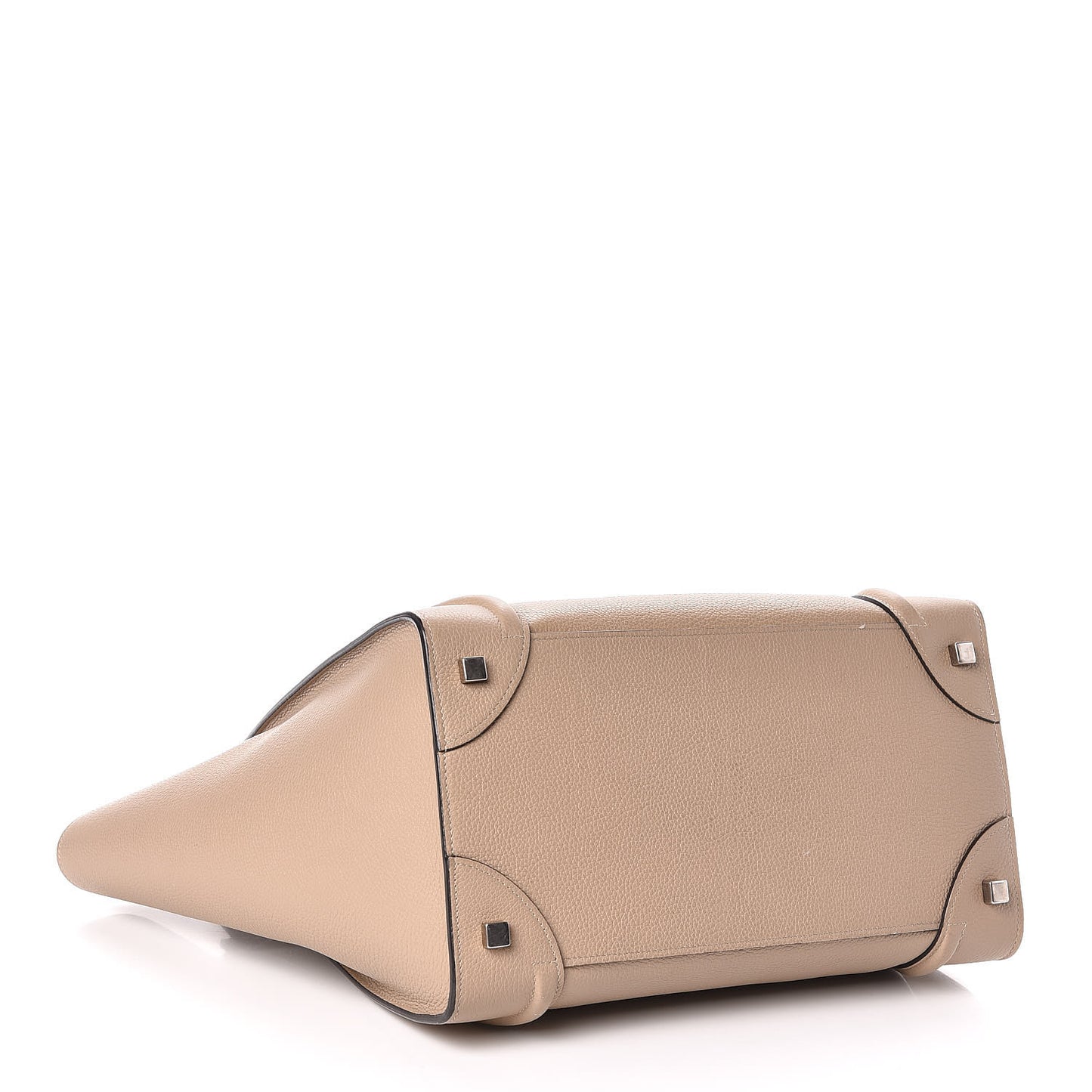 Drummed Calfskin Mini Luggage Dune