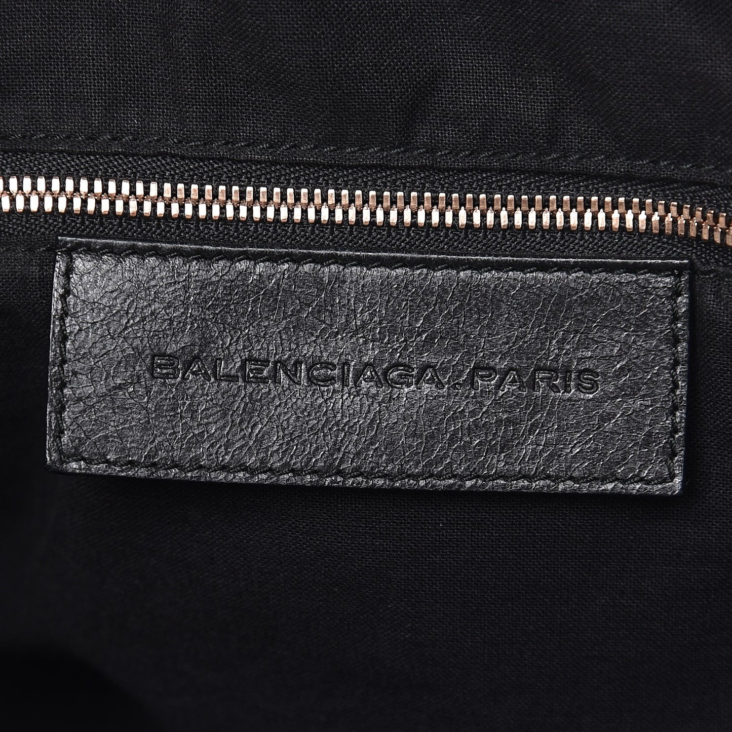 Agneau Giant 21 Rose Gold Hardware Work Black