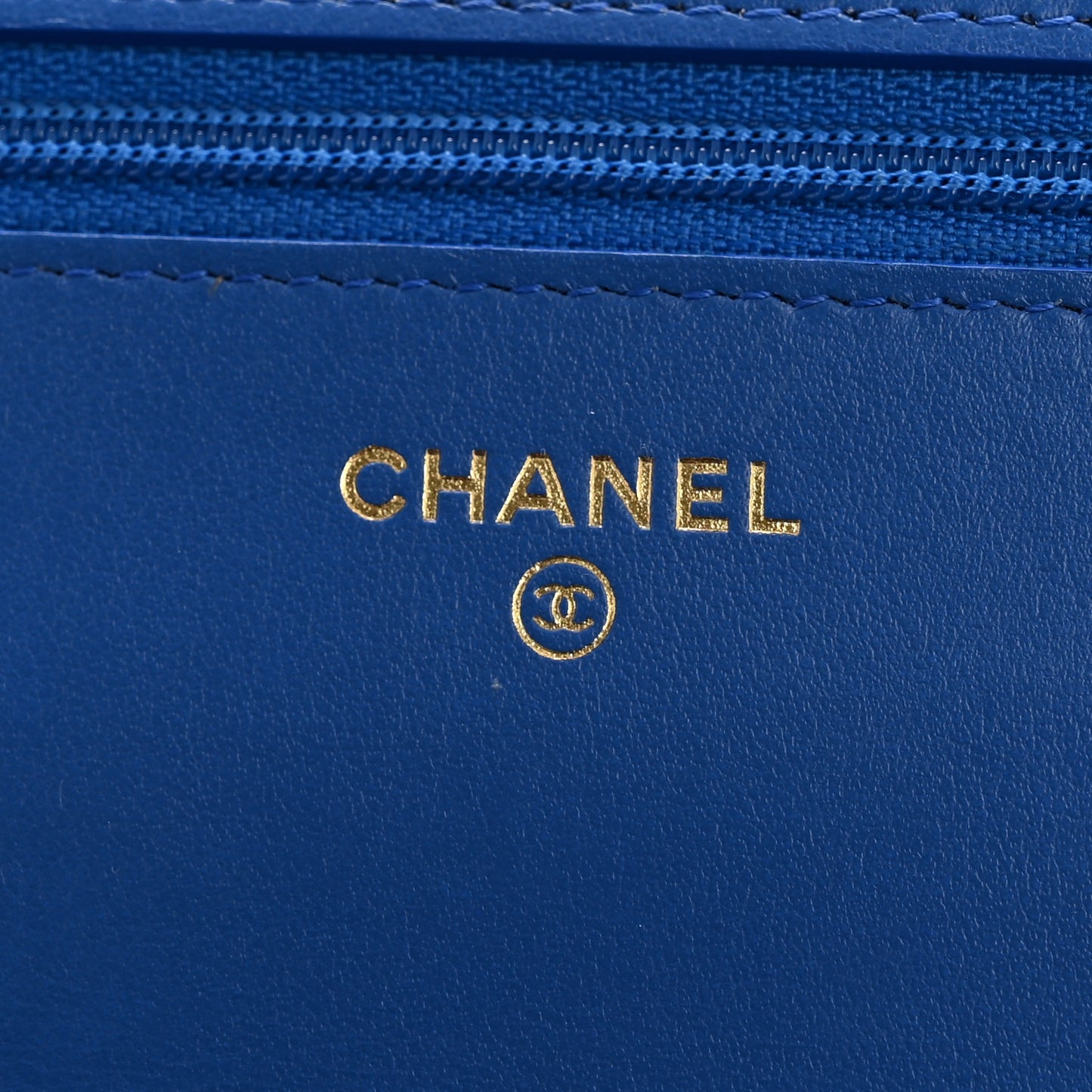 Tweed Quilted Chanel 19 Wallet On Chain WOC Blue Pink