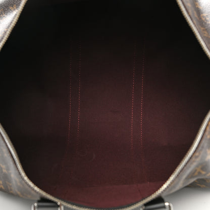Louis Vuitton Monogram Macassar Keepall Bandouliere 45 5 of 10