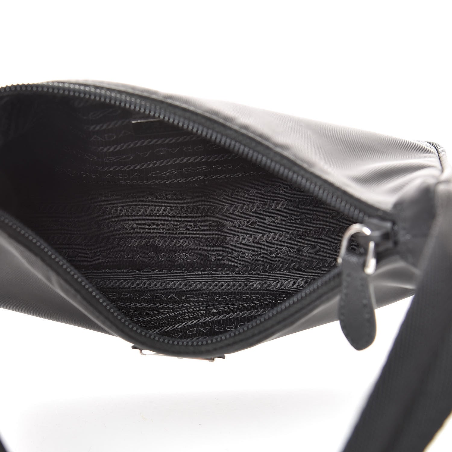 Prada Tessuto Nylon Mini Re-Edition 2000 Bag Black 5 of 10