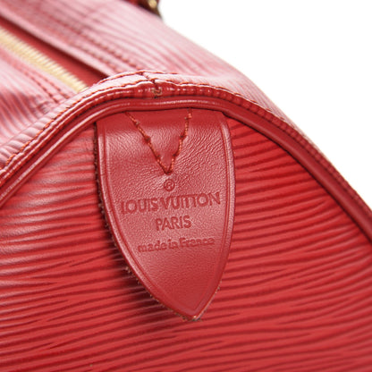 Louis Vuitton Epi Speedy 25 Rouge 6 of 8