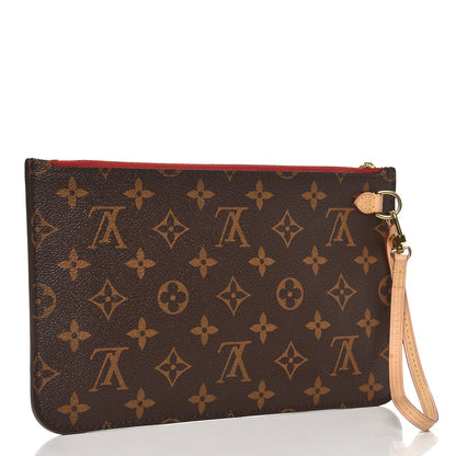 Louis Vuitton Monogram Neverfull MM GM Pochette Cherry 3 of 7