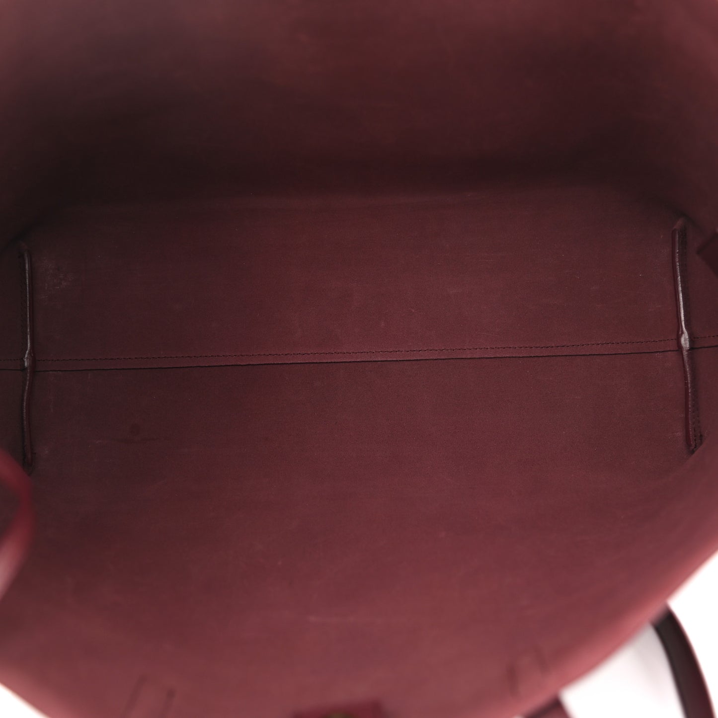 Calfskin Large Shopping Tote Bordeaux
