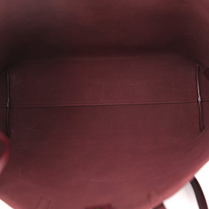 Saint Laurent Calfskin Large Shopping Tote Bordeaux 5 of 13