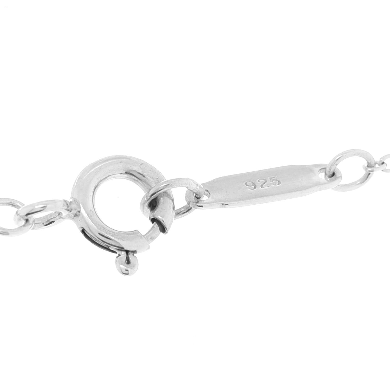 Tiffany Sterling Silver 1837 Interlocking Circles Pendant Necklace 4 of 5