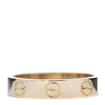 Cartier 18K Yellow Gold 3.5mm LOVE Wedding Band Ring 48 4.5 1 of 5