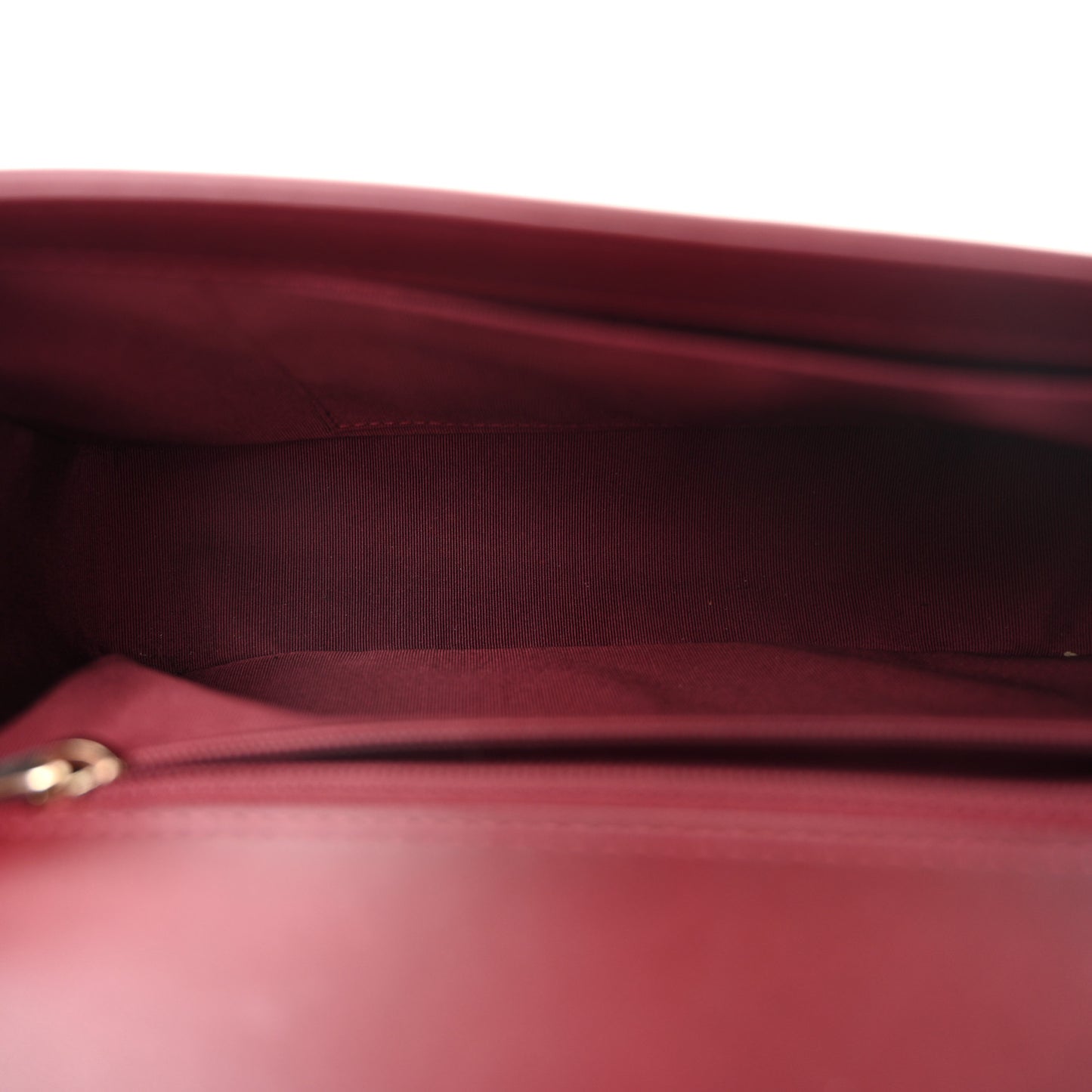 Lambskin Quilted New Medium Boy Flap Dark Red