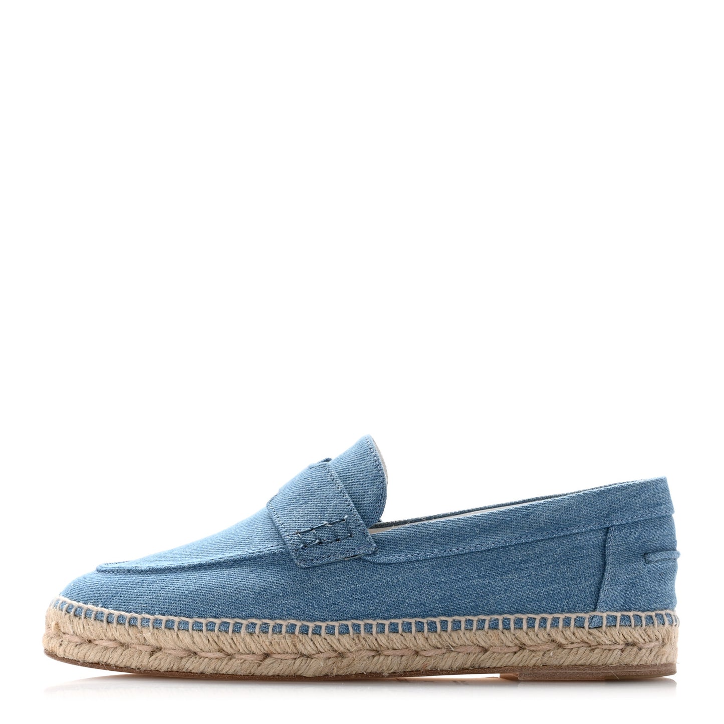 Denim Canvas Womens Trip Espadrilles 39 Bleu Clair