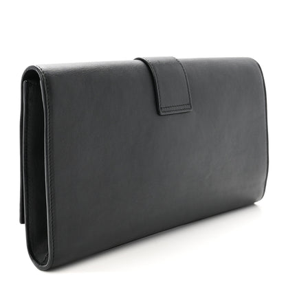 Saint Laurent Calfskin Classic Y Ligne Clutch Black 3 of 7