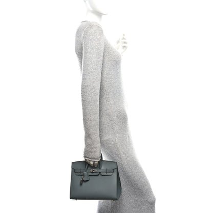 Hermes Epsom Birkin Sellier 25 Vert Amande 2 of 11