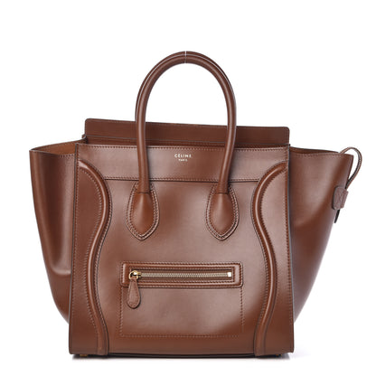 Celine Smooth Calfskin Mini Luggage Caramel 1 of 9