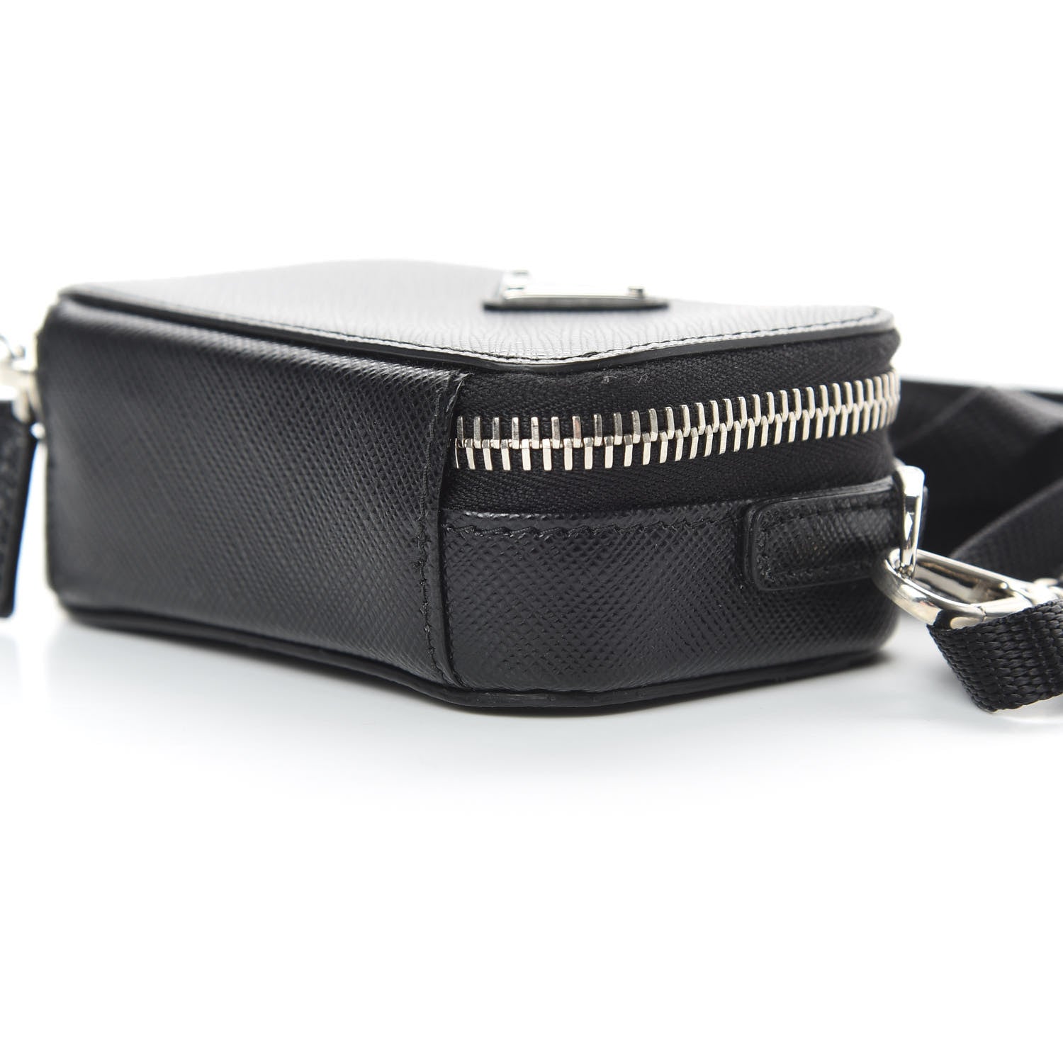 Prada Saffiano Cargo Pouch Black 9 of 11