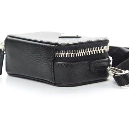 Prada Saffiano Cargo Pouch Black 9 of 11