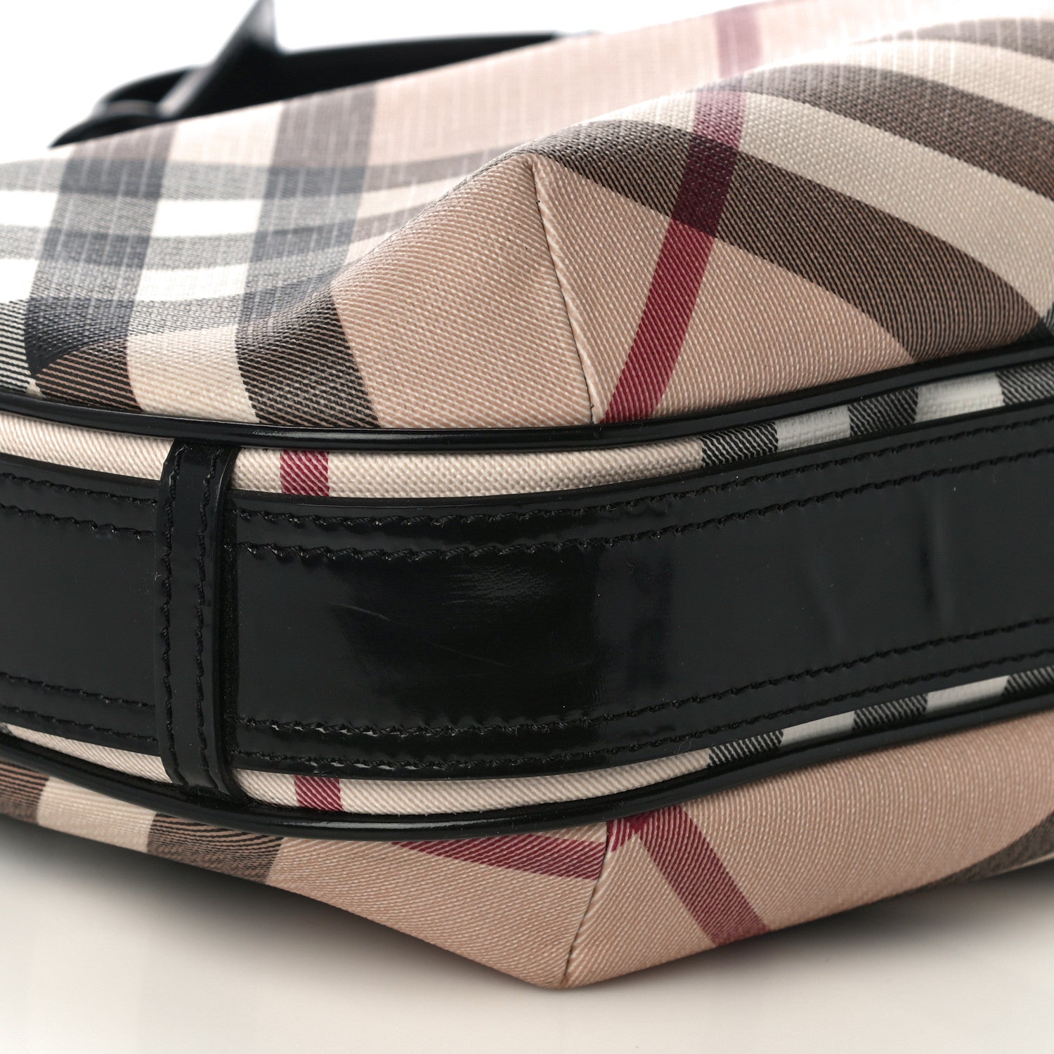 Burberry Nova Check Small Barton Hobo Black 8 of 11
