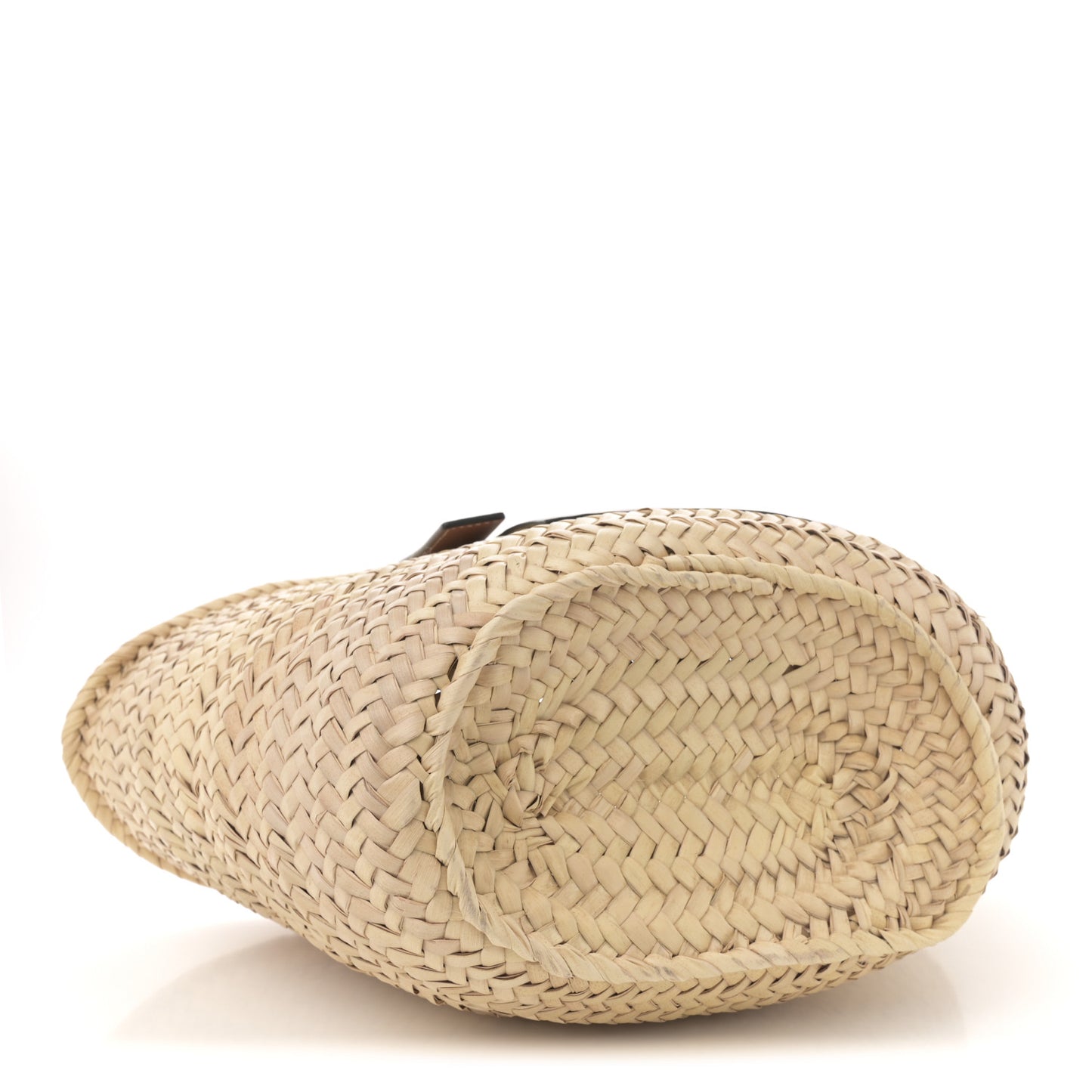 Raffia Basket Tote Bag Natural Tan