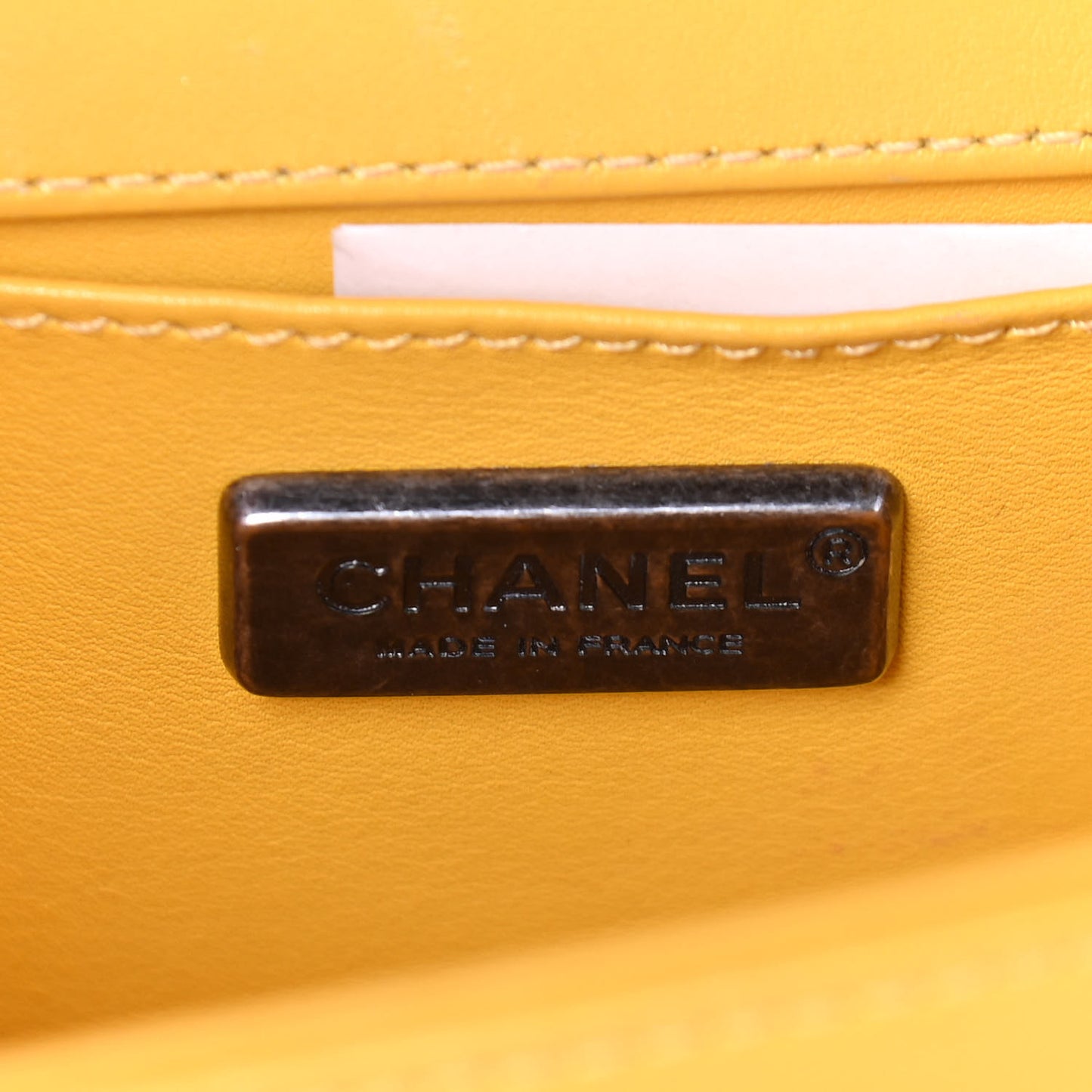 Galuchat Stingray Small Boy Flap Yellow
