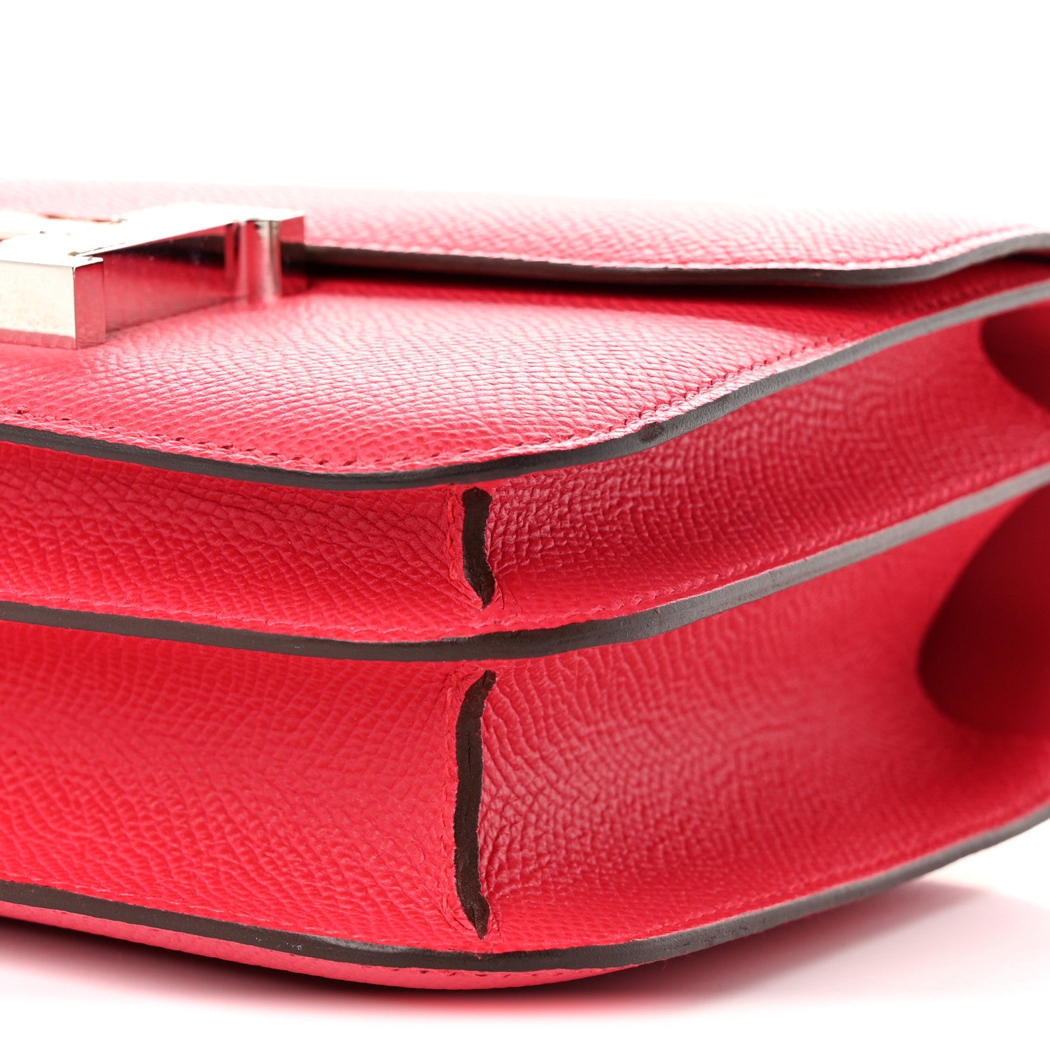 Hermes Epsom Shiny Alligator Lizard Constance 18 Rose Extreme Rose Poupre Etru 10 of 10