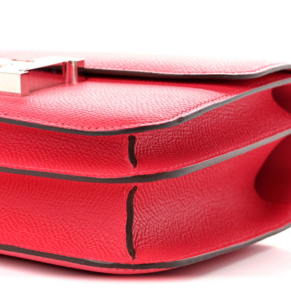 Hermes Epsom Shiny Alligator Lizard Constance 18 Rose Extreme Rose Poupre Etru 10 of 10