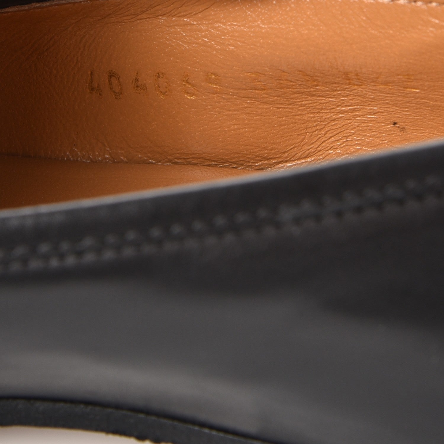Gucci Calfskin Jordaan Loafers 36.5 Black 8 of 9