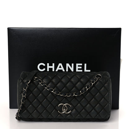 Chanel Iridescent Calfskin Small New Bubble Quilt Flap Black 9 of 9