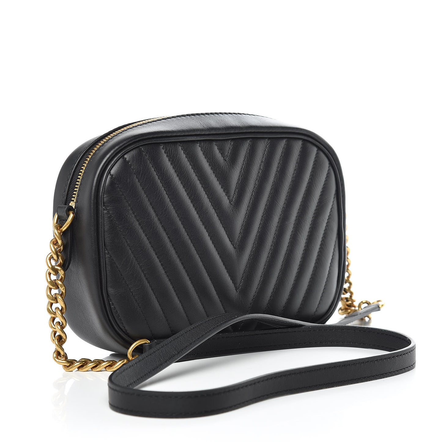 Calfskin New Wave Camera Bag Black