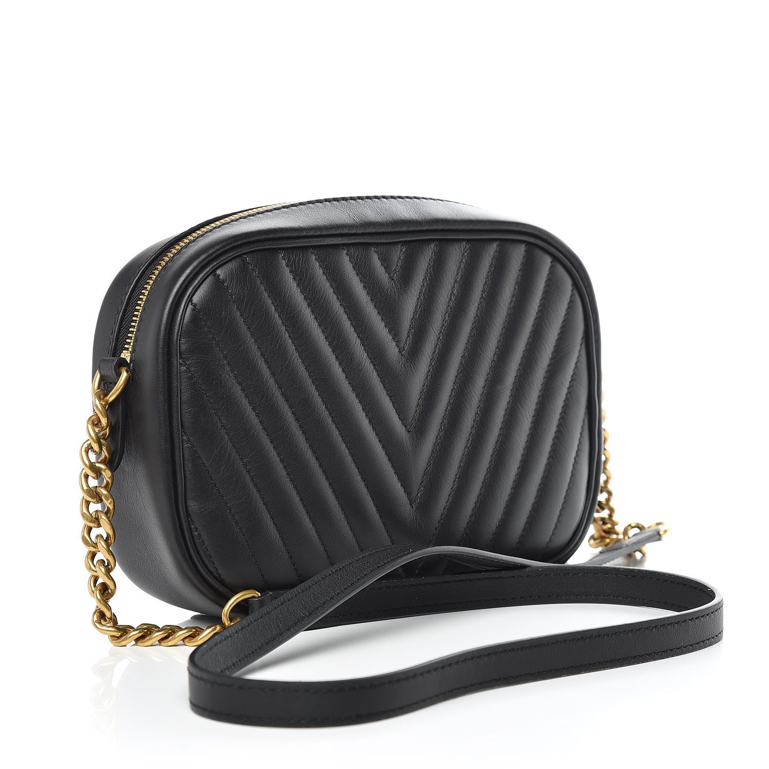 Louis Vuitton Calfskin New Wave Camera Bag Black 3 of 11