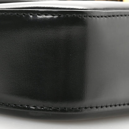 Celine Shiny Calfskin Triomphe Shoulder Bag Black 10 of 11