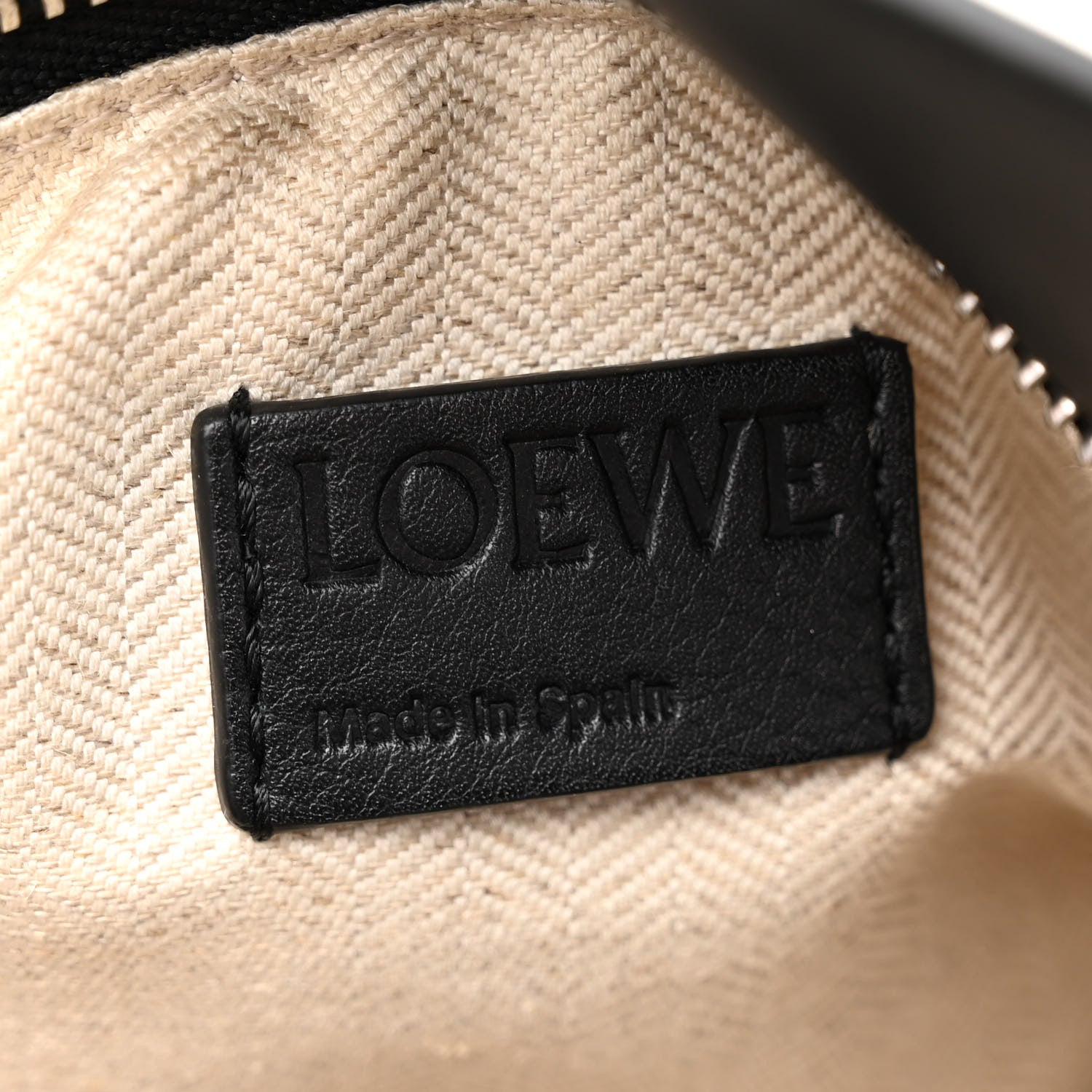 Loewe Calfskin Medium Puzzle Bag Black 6 of 13