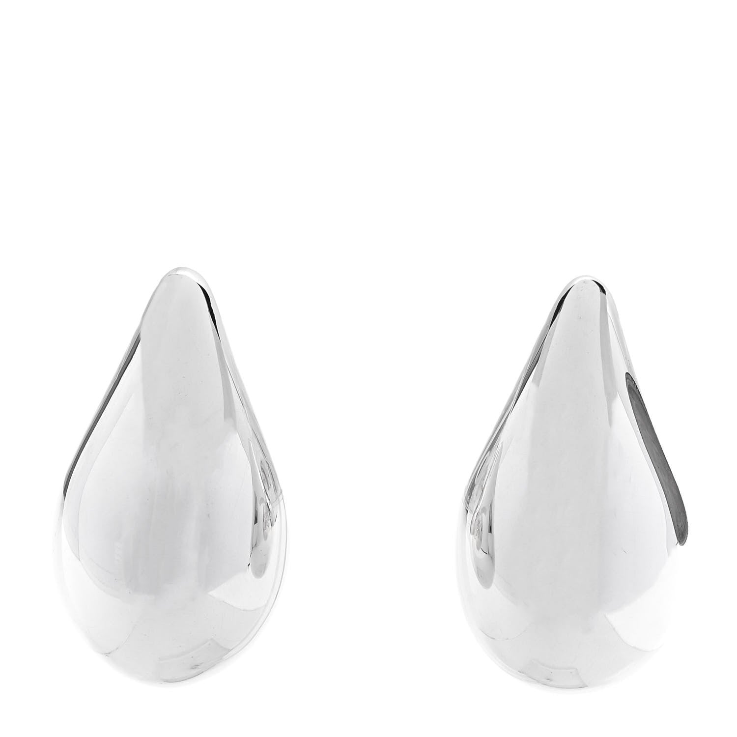 Bottega Veneta Sterling Silver Small Drop Earrings 1 of 5