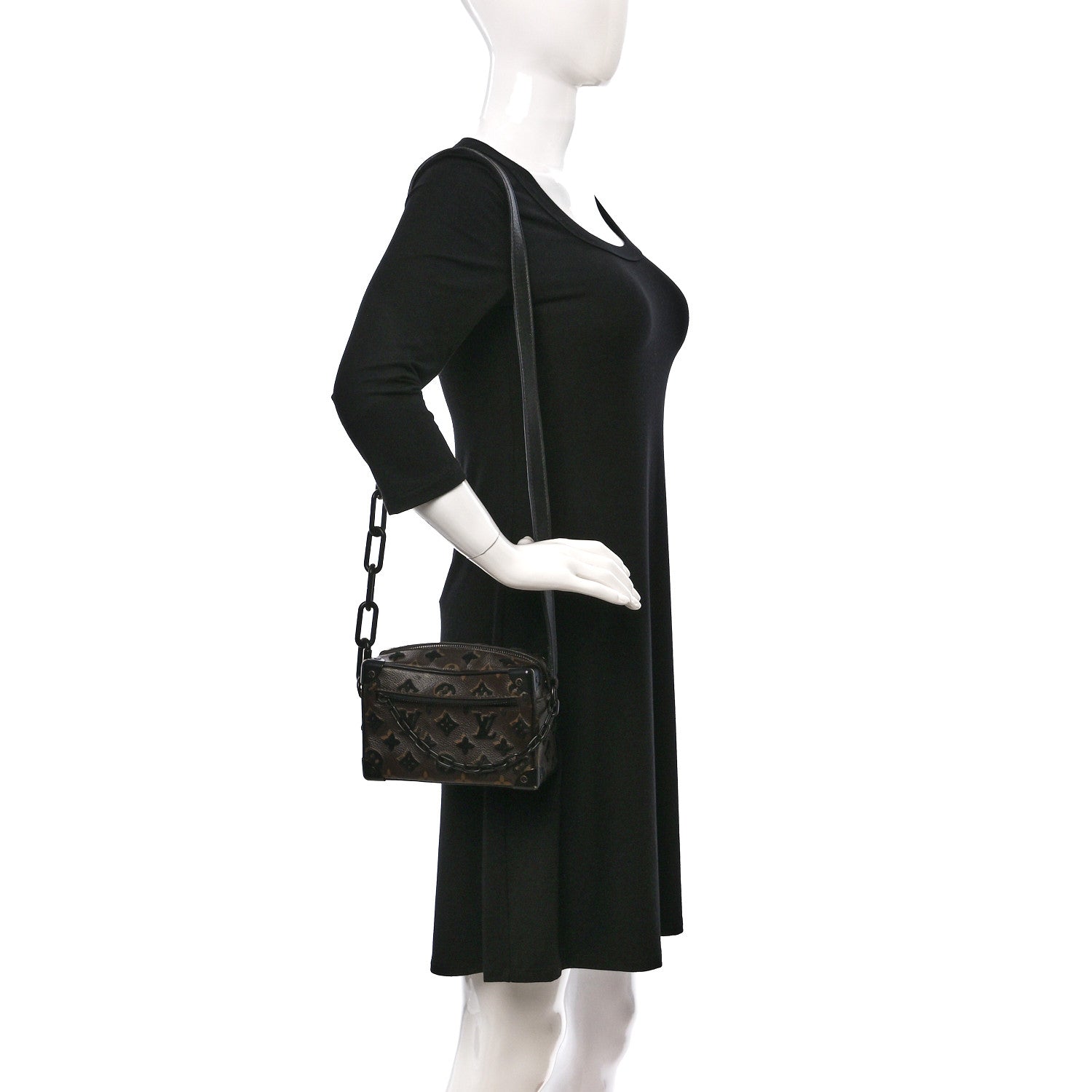 Louis Vuitton Monogram Tuffetage Mini Soft Trunk 2 of 9