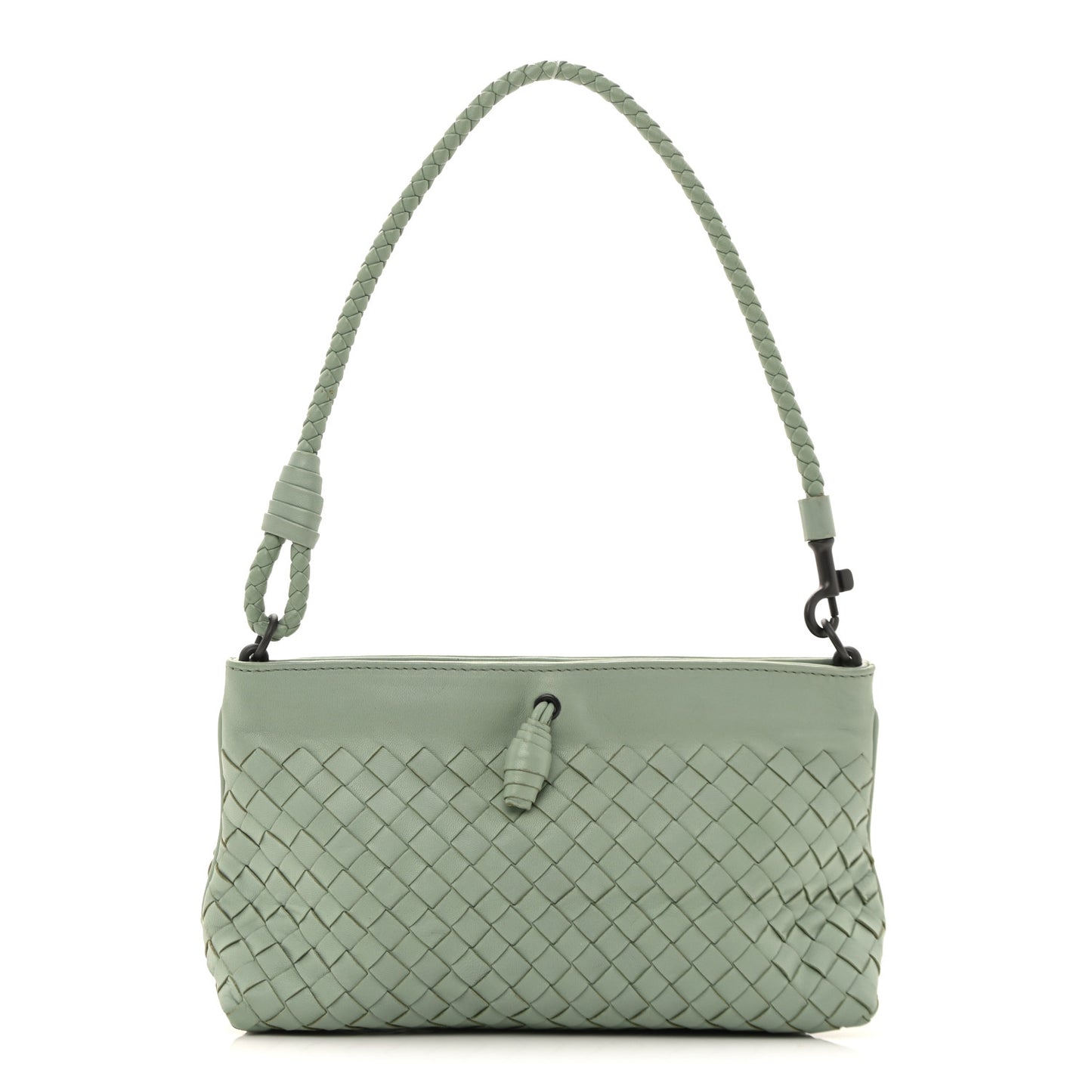 Nappa Intrecciato Mini Shoulder Bag Sauge