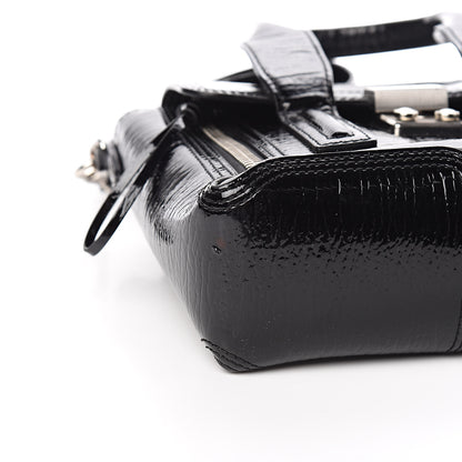 3.1 Phillip Lim 3.1 Textured Patent Mini Pashli Satchel Black 8 of 10
