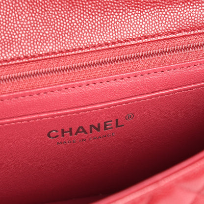 Chanel Caviar Quilted Mini Rectangular Flap Pink 6 of 8